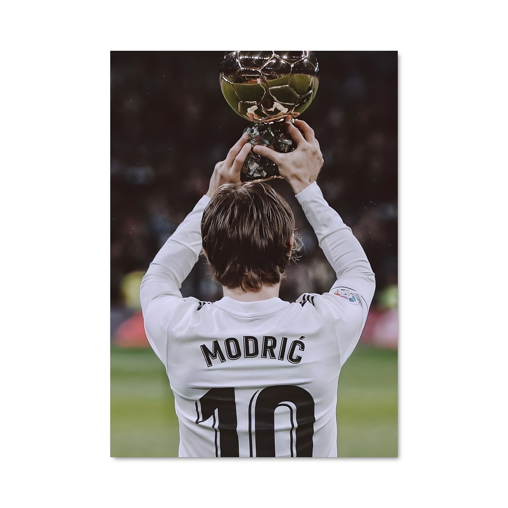 Poster Luka Modric Football Esprit vibrant